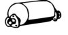LANDROVER NTC1665 Middle Silencer